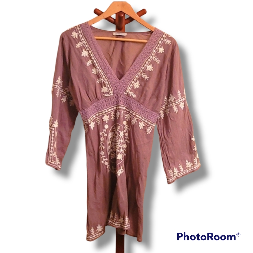 Debbie Katz South Beach Boho Embroidered Dress